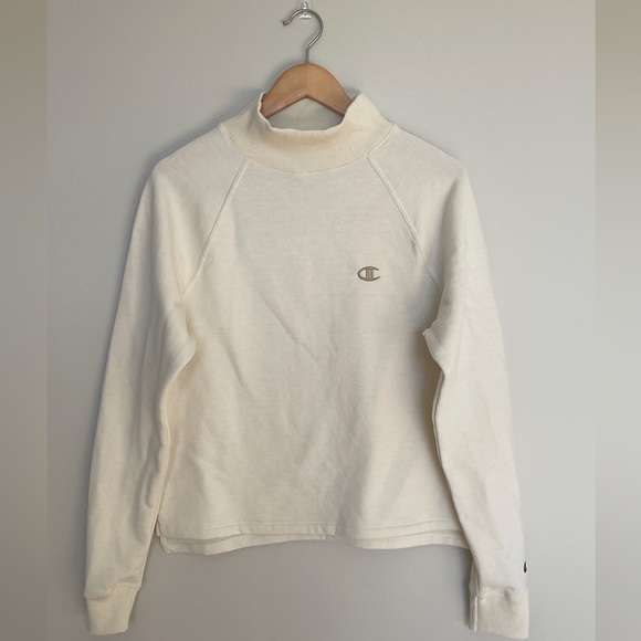 Champion Powerblend “C” Mock Neck Sweater - Picture 1 of 4